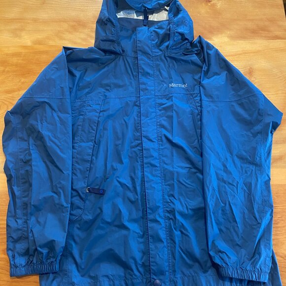 Marmot Other - Marmot Precip Jacket Kids Waterproof Rain Coat Blue XL